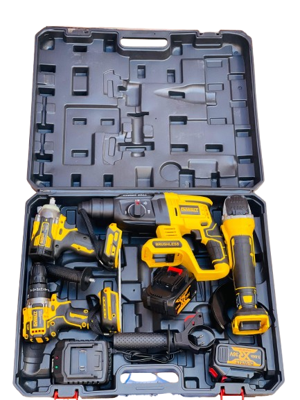 KIT DEWALT - 4 PIÈCES ET ACCESSOIRES